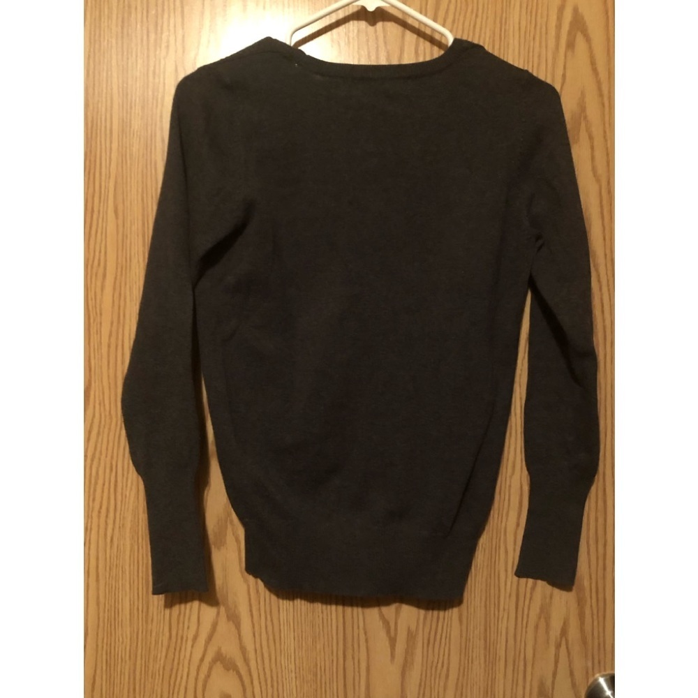 Zara Knit Button Up Cardigan Charcoal Grey Size Small - Picture 4 of 7